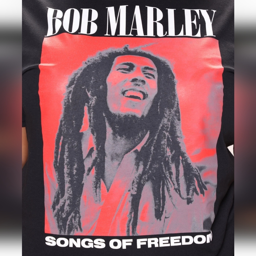 NWOT Unisex Bob Marley Songs of Freedom T-Shirt - Picture 2 of 9